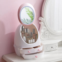 LED HD Mirror Makeup™ Storage Box Cosmetic Organizer Case